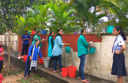 Manipal School cleanliness drive